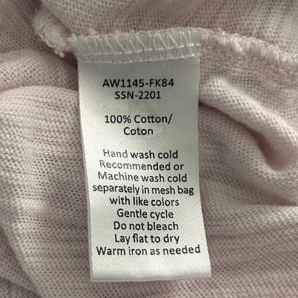 ATM pink slub classic elevated basic short sleeve tshirt | size medium - Picture 6 of 7